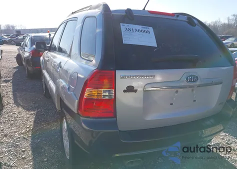 2007 Kia Sportage Ex V6 from USA, damaged, VIN KNDJF723377345382